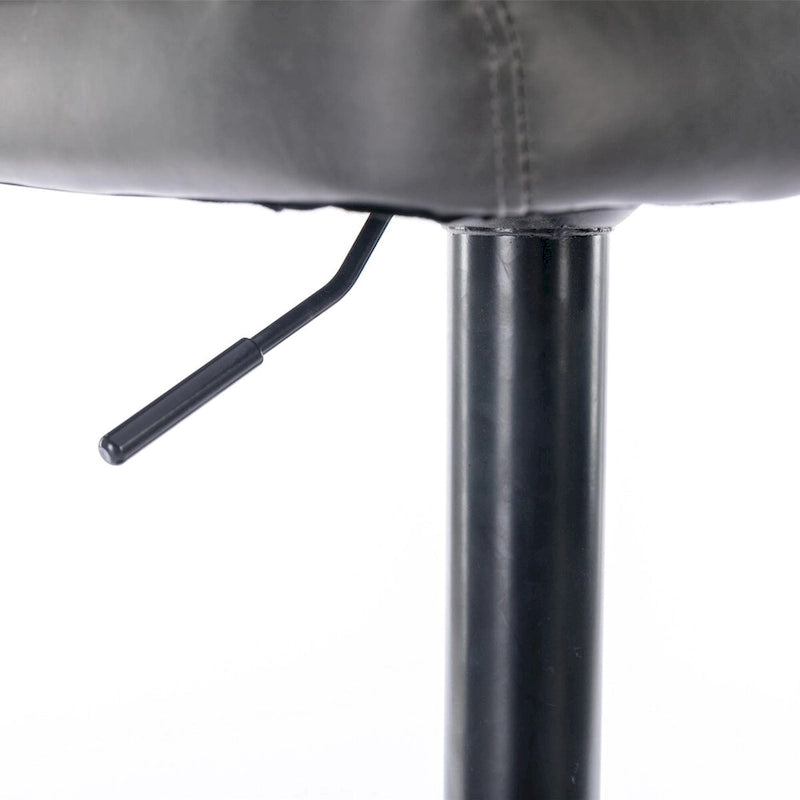 Modern Upholstered Bar Stools with the whole Back Tufted Swivel Barstools Adjusatble Seat Height