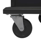53.9 Kitchen Island Cart with Drop Leaf on Wheels