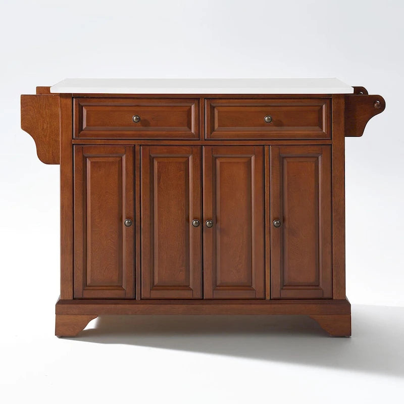 Lafayette Granite Top Full Size Kitchen Island/Cart - 51.5W x 18D x 36H