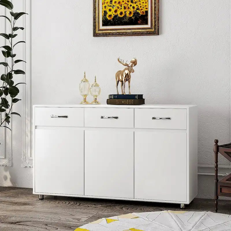 Modern Sidrboard, Side Table with Drawer and Doors
