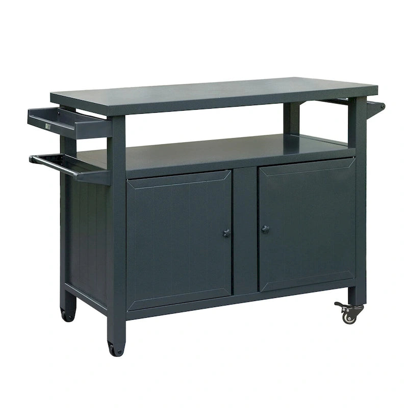 Grill Carts Outdoor Storage Cabinet with Wheels