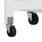 46.46Multi-Functional Kitchen Island Cart with Spice Rack,Wine Rack,Towel Holder and Foldable Rubberwood Table Top