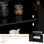 Kitchen Island Cart Rolling Trolley Cart with Drawer
