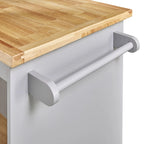 Two-sided Kitchen island Cart on Wheels by