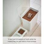 Airtight Pet Food Container - Three Sizes, Polypropylene, Large, 15 lbs., 3.2 gallons, 12 quarts