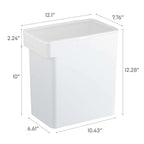 Airtight Pet Food Container - Three Sizes, Polypropylene, Large, 15 lbs., 3.2 gallons, 12 quarts