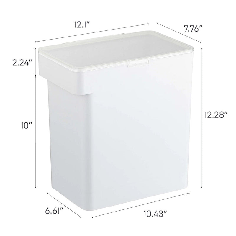 Airtight Pet Food Container - Three Sizes, Polypropylene, Large, 15 lbs., 3.2 gallons, 12 quarts