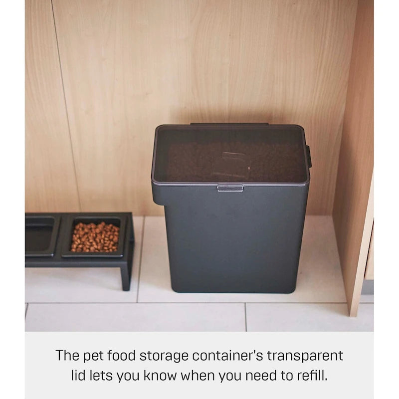 Airtight Pet Food Container - Three Sizes, Polypropylene, Large, 15 lbs., 3.2 gallons, 12 quarts
