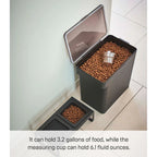 Airtight Pet Food Container - Three Sizes, Polypropylene, Large, 15 lbs., 3.2 gallons, 12 quarts
