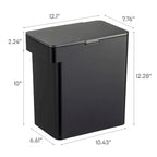 Airtight Pet Food Container - Three Sizes, Polypropylene, Large, 15 lbs., 3.2 gallons, 12 quarts