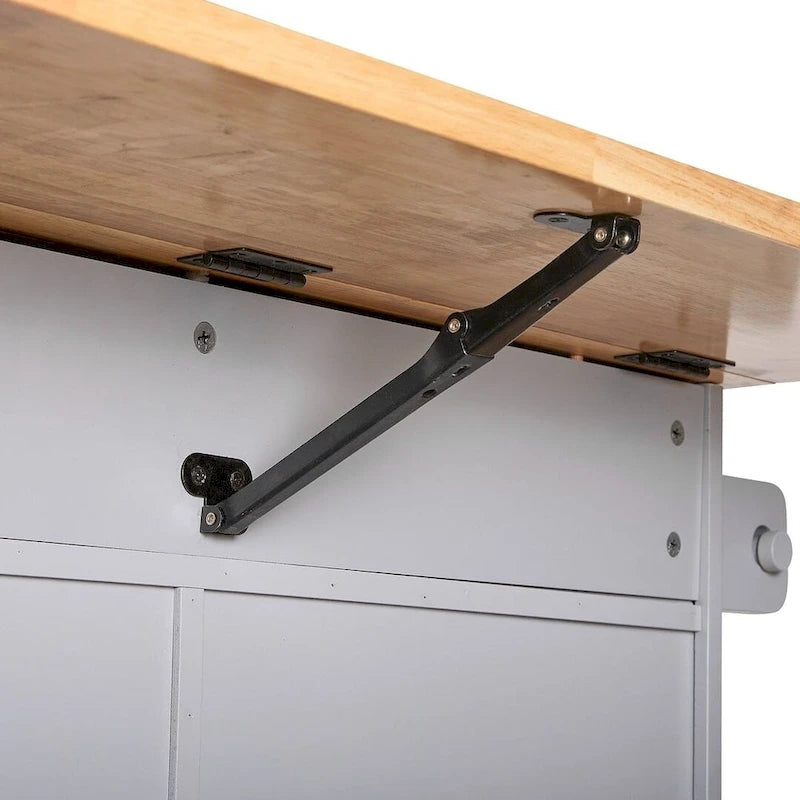 Rolling Kitchen Island Cart with Wheels , Drawer, Storage Racks
