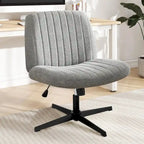 Office Desk Chair - Armless - Swivel with Wheels