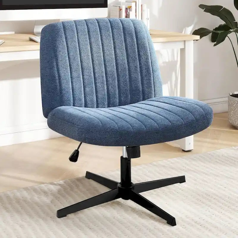 Office Desk Chair - Armless - Swivel with Wheels