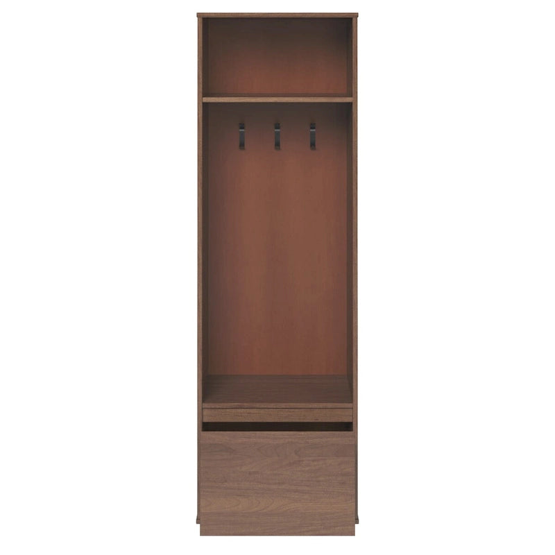 Lucas Mid Century Hall Tree 1 Drawer