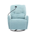 270 Degree Swivel Electric Recliner with a Phone Holder