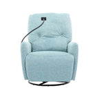 270 Degree Swivel Electric Recliner with a Phone Holder