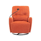 270 Degree Swivel Electric Recliner with a Phone Holder