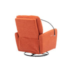 270 Degree Swivel Electric Recliner with a Phone Holder