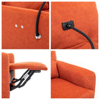 270 Degree Swivel Electric Recliner with a Phone Holder