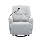 270 Degree Swivel Electric Recliner with a Phone Holder
