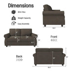 Solid Wood Frame Sofa