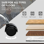 Massage Office Chair with 6 Vibration Points, Heated Reclining Computer Chair,Swivel Chair with Adjustable Height and Footrest