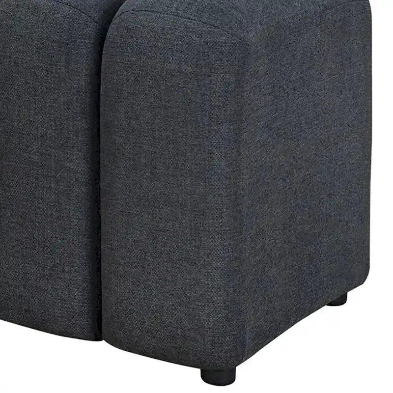 DelSur Channel Tufted Accent Bench