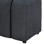 DelSur Channel Tufted Accent Bench