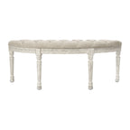 Linen Upholstered Bench