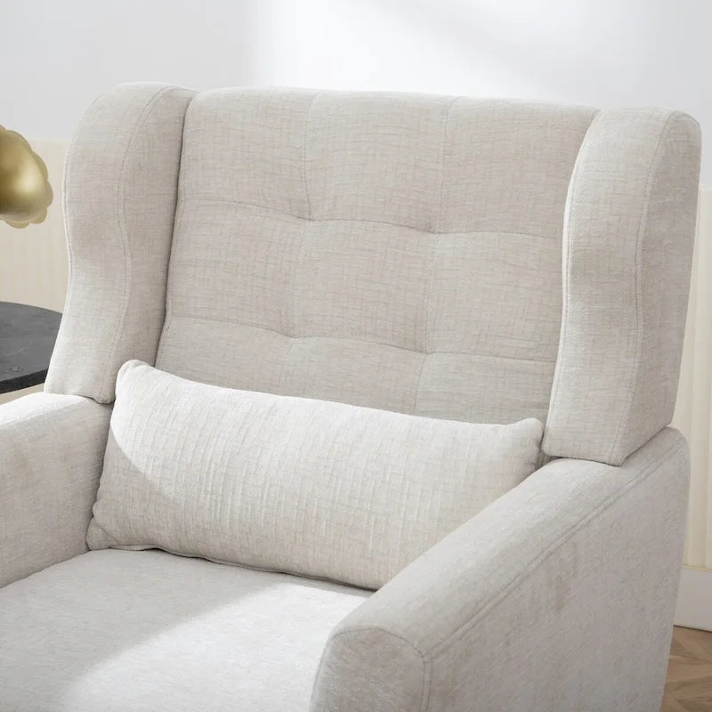 Modern Accent Chair Upholstered Foam Filled Living Room Chairs Comfy Reading Chair