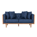 Borah Tufted Loveseat with Accent Pillows by Christopher Knight Home