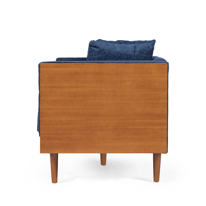 Borah Tufted Loveseat with Accent Pillows by Christopher Knight Home