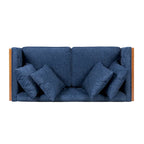 Borah Tufted Loveseat with Accent Pillows by Christopher Knight Home