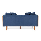 Borah Tufted Loveseat with Accent Pillows by Christopher Knight Home