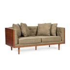 Borah Tufted Loveseat with Accent Pillows by Christopher Knight Home
