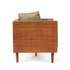 Borah Tufted Loveseat with Accent Pillows by Christopher Knight Home