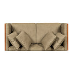 Borah Tufted Loveseat with Accent Pillows by Christopher Knight Home