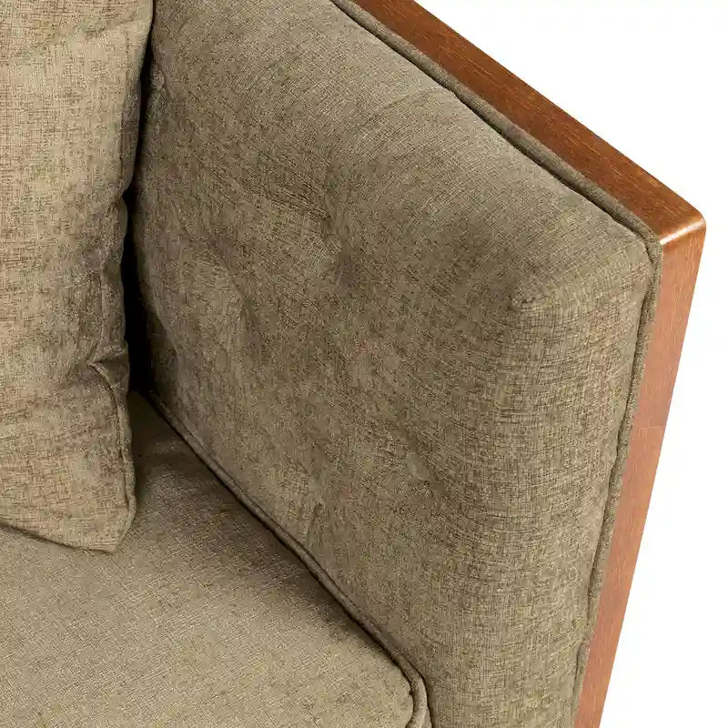 Borah Tufted Loveseat with Accent Pillows by Christopher Knight Home