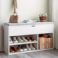 Storage Bench, Shoe Bench with Cushion