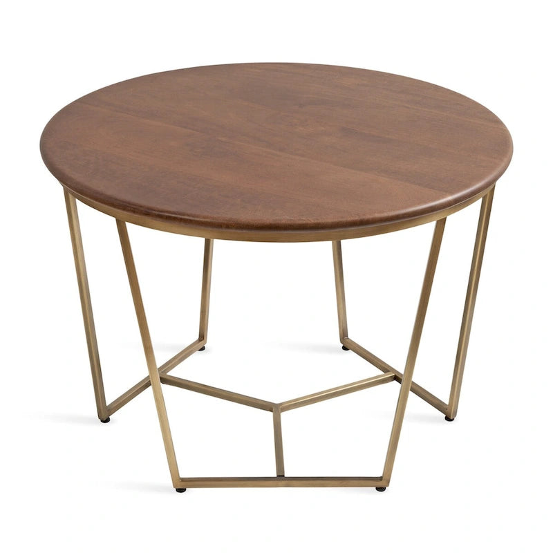 Kate and Laurel Solvay Wood and Metal Coffee Table
