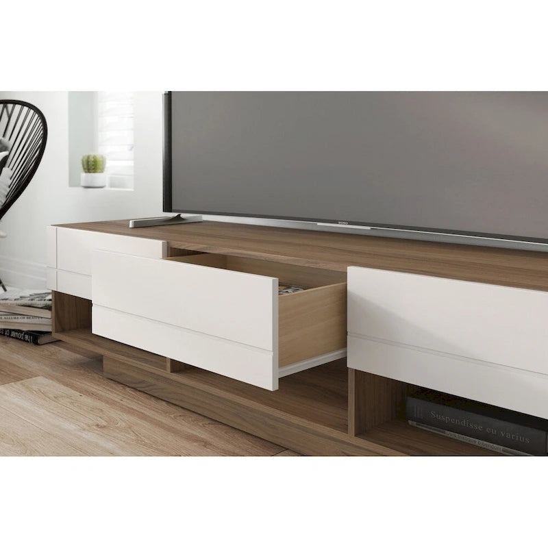 Nexera Rustik 72-inch 3-Drawer TV Stand