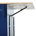 Rolling Kitchen Island with Solid Wood Top and Locking Wheels,Drop Leaf