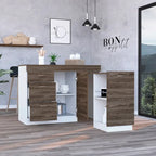 Grecia Kitchen Base Cabinet,Three Drawers, Two Internal Shelves - N/A