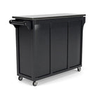 Create-a-Cart Black Kitchen Cart