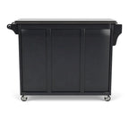 Create-a-Cart Black Kitchen Cart
