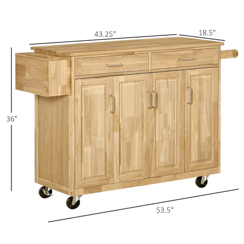 Kitchen Island on Wheels