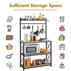 Yaheetech 4-Tier Storage Shelf Kitchen baker's Microwave Oven Stand