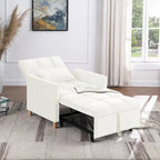 Convertible Sleeper Sofa Chair Bed, Adjustable Chair with Pillow, Multi-Functional Sleeper Chair