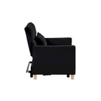 Convertible Sleeper Sofa Chair Bed, Adjustable Chair with Pillow, Multi-Functional Sleeper Chair