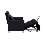 Convertible Sleeper Sofa Chair Bed, Adjustable Chair with Pillow, Multi-Functional Sleeper Chair